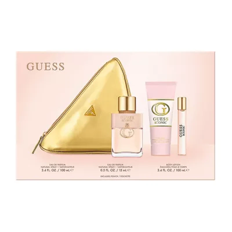 GUESS Iconic Womens 4-Pc Gift Set