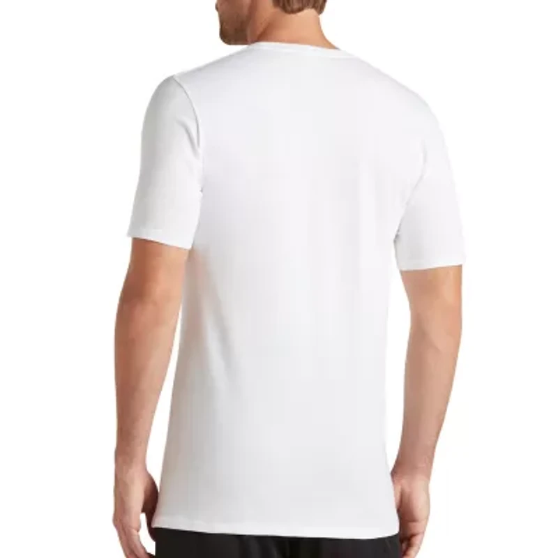 Jockey Tailored Essentials Mens 3 Pack Short Sleeve Crew Neck T-Shirt
