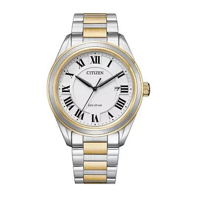 Citizen Arezzo Mens Two Tone Stainless Steel Bracelet Watch Aw1694-50a
