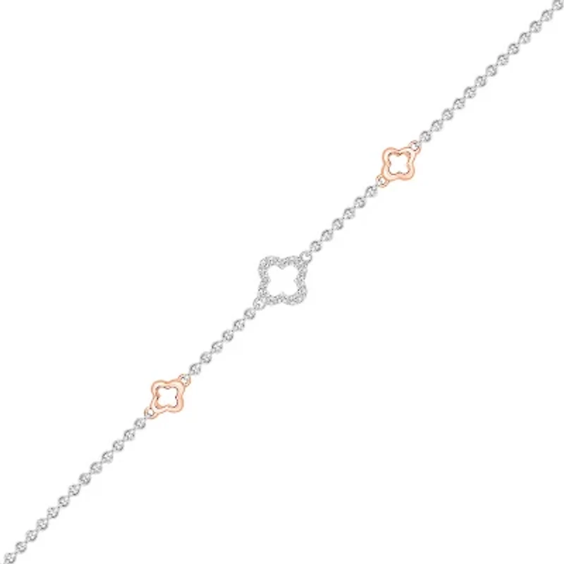 Limited Quantities! Womens 10K Rose Gold Sterling Silver 10 Inch Solid Cable Ankle Bracelet