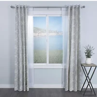 Decopolitan Gray Marble Double Curtain Rod