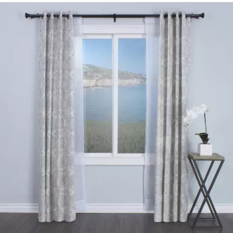 Decopolitan Blow Mould Trumpet Double Curtain Rod