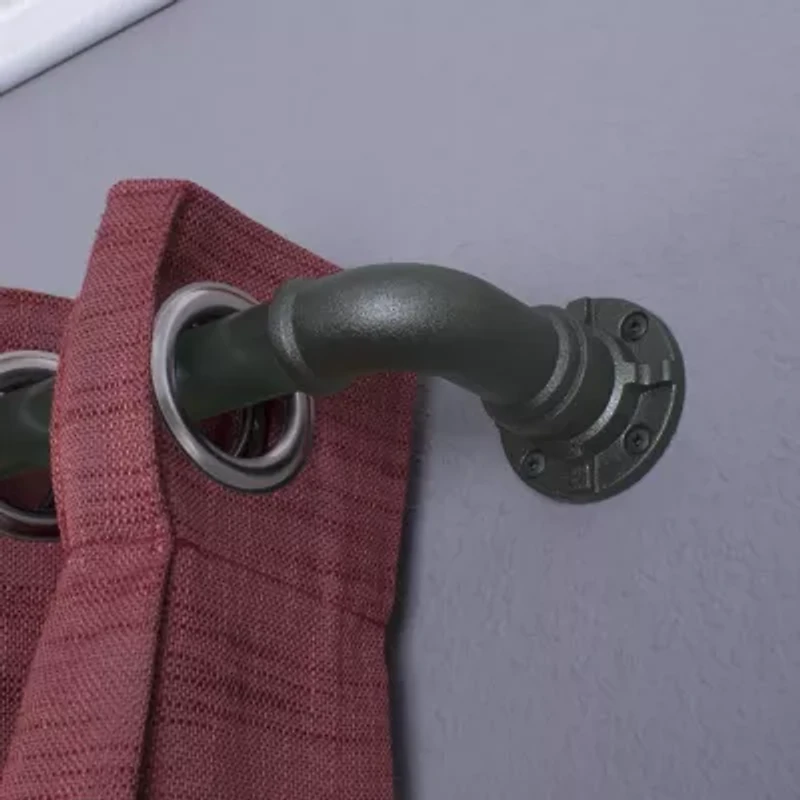 Decopolitan Industrial 1 Adjustable Curtain Rod