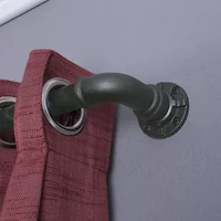 Decopolitan Industrial 1 Adjustable Curtain Rod