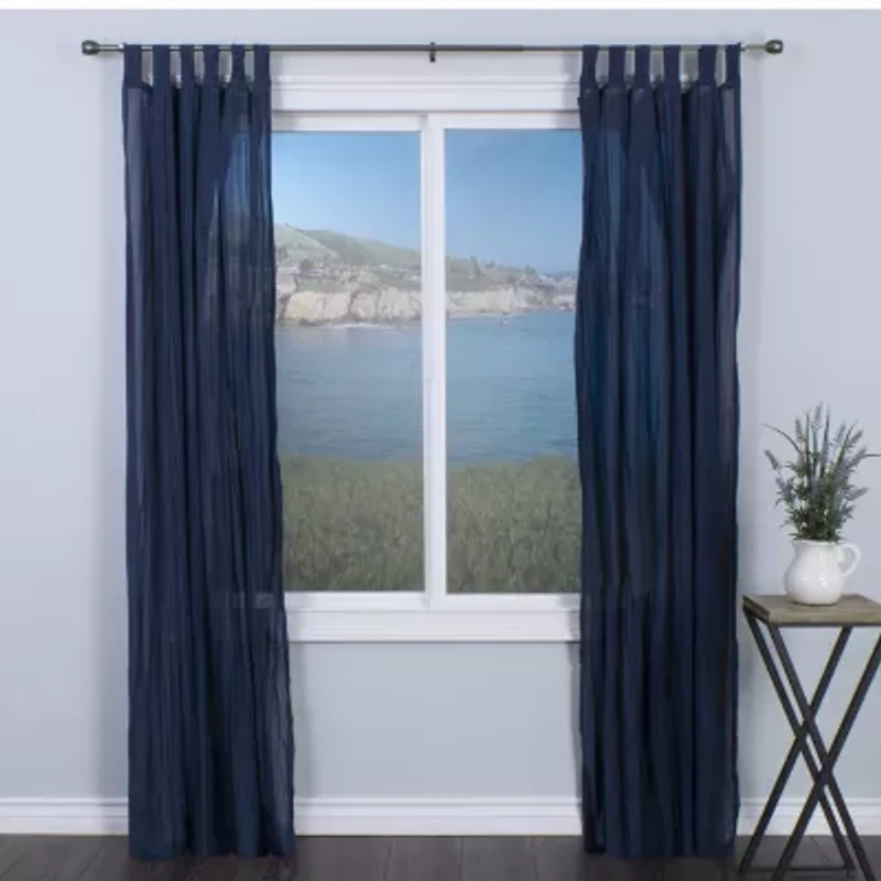 Decopolitan Cap 5/8 Adjustable Curtain Rod