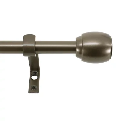 Decopolitan Cap 5/8 Adjustable Curtain Rod