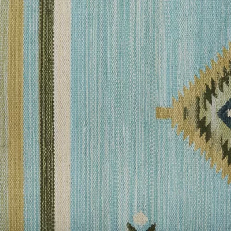 Weave And Wander Amara Geometric Flatweave Reversible Indoor Rectangle Area Rug