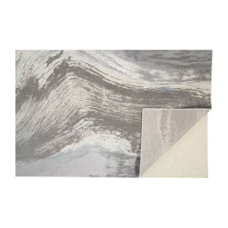 Weave And Wander Aurelian Abstract Hand Knotted Indoor Rectangle Area Rug