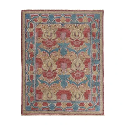 Weave And Wander Bennet Floral Hand Knotted Indoor Rectangle Accent Rug