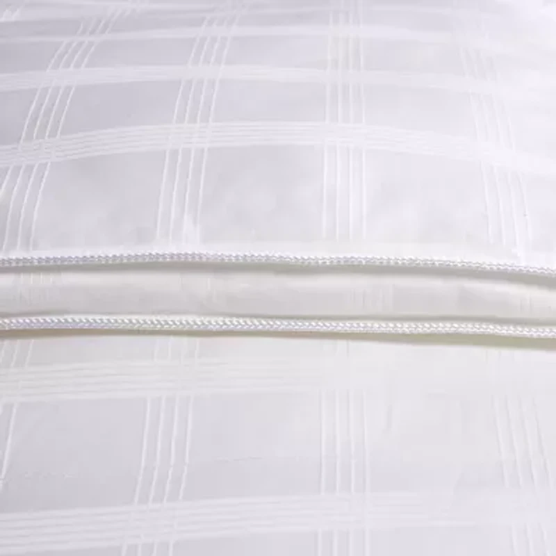 Blue Ridge Home Fashions 600 Thread Count Windowpane Duraloft Down Alternative Comforter