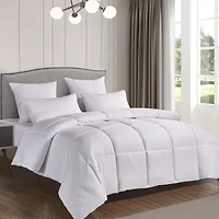 Blue Ridge Home Fashions Naples 700 Thread Count Sateen Cotton Down Alternative Comforter