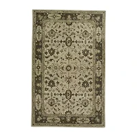 Weave And Wander Botticino Floral Hand Tufted Washable Indoor Rectangle Accent Rug