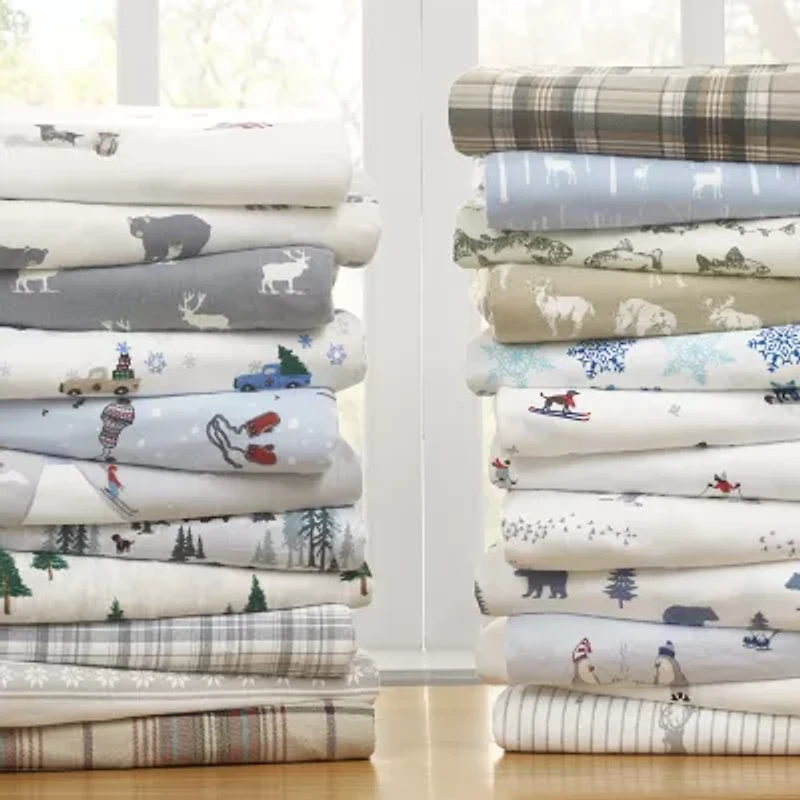 Eddie Bauer Snowflake Fair Isle Sheet Set