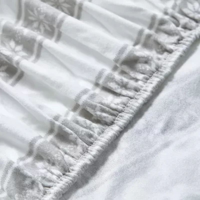 Eddie Bauer Snowflake Fair Isle Sheet Set