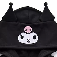 Womens Juniors Long Sleeve Hello Kitty Fleece Zipper Hoodie