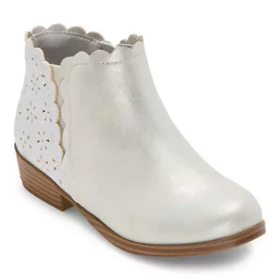 Thereabouts Little & Big Kid Girls Pima Flat Heel Booties