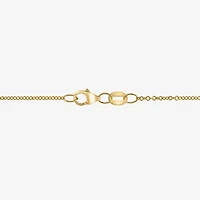 Effy Final Call Womens 1/7 CT. T.W. Genuine Green Onyx 14K Gold 16 Inch Pendant Necklace