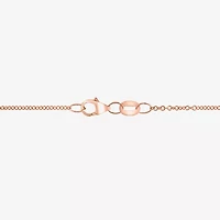 Effy Final Call Womens 1/3 CT. T.W. Genuine Pink Morganite 14K Rose Gold 16 Inch Pendant Necklace