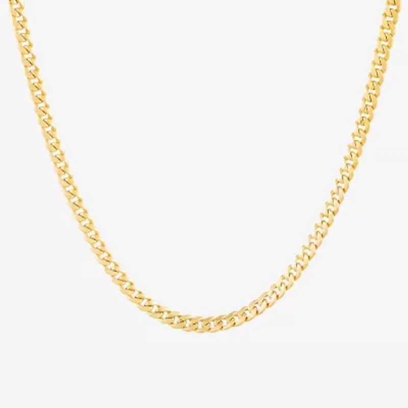 Limited Quantities! Womens 14K Gold 16 Inch Curb Chain Necklace