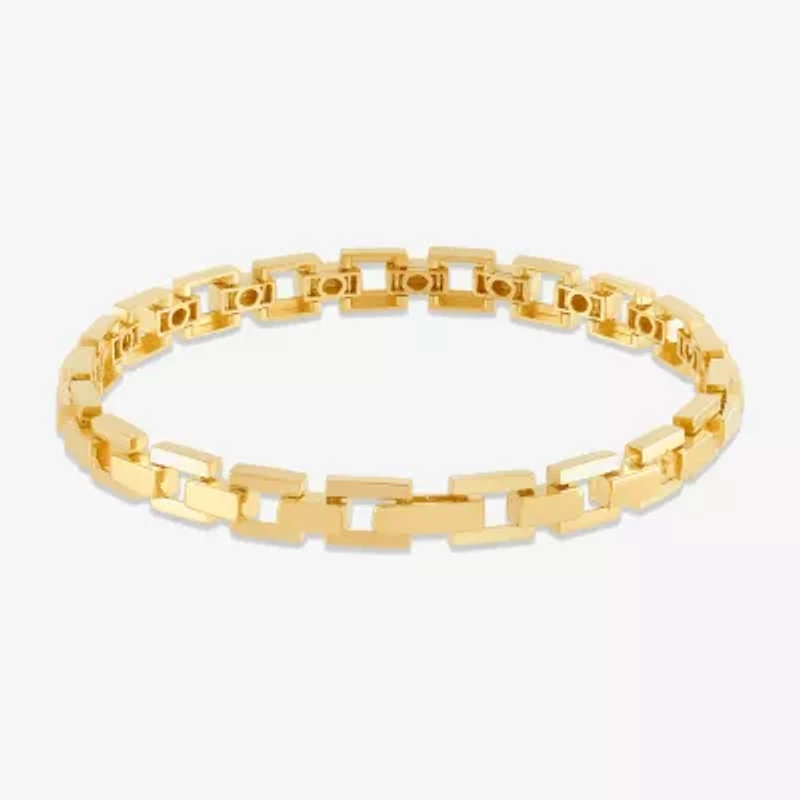 Limited Quantities! Womens 14K Gold Solid 7.5 Inch Link Bracelet