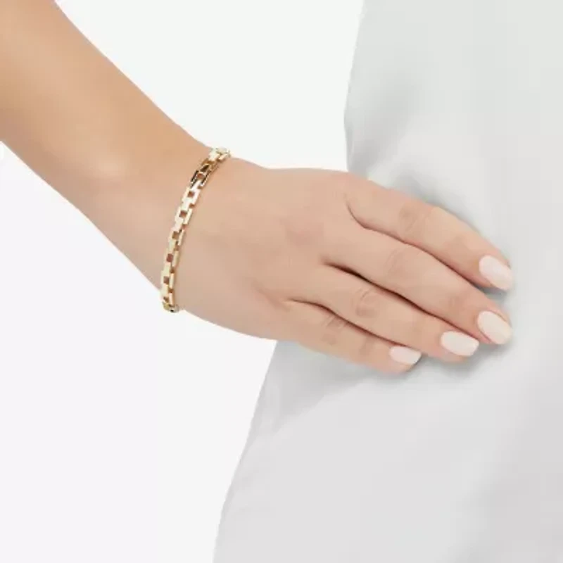 Limited Quantities! Womens 14K Gold Solid 7.5 Inch Link Bracelet