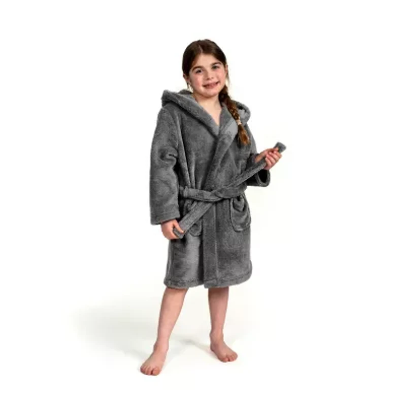 Linum Home Textiles Plus Kids Bathrobe Unisex Long Sleeve Length Robe