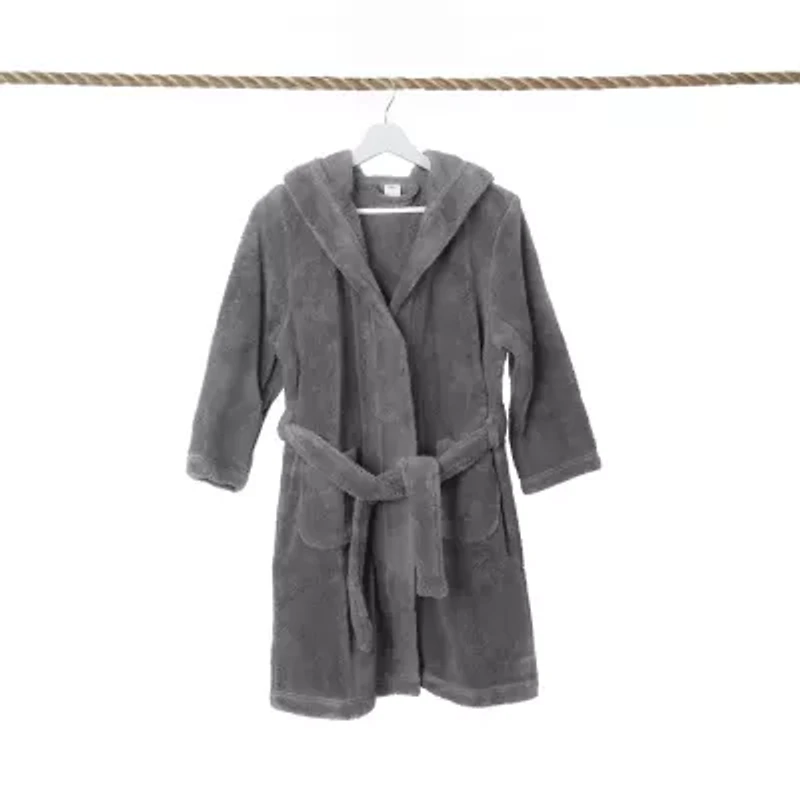 Linum Home Textiles Plus Kids Bathrobe Unisex Long Sleeve Length Robe