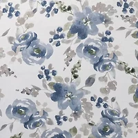 Regal Home Ayden Floral Grommet Top Energy Saving Blackout Single Curtain Panel
