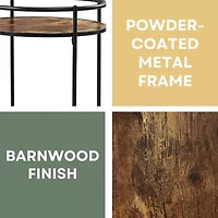 Charlie Engineered Wood Kitchen Cart