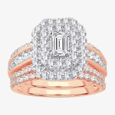 Signature By Modern Bride 2 CT.T.W. Lab-Grown (H-I / SI1-SI2) Diamond Engagement Ring 10K or 14K Gold