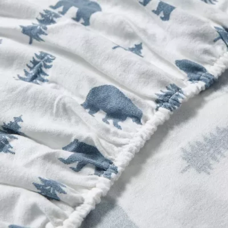 Eddie Bauer Bears And Trees Sheet Set