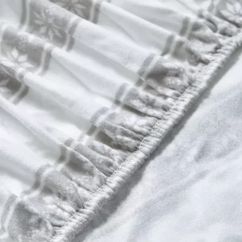 Eddie Bauer Snowflake Fair Isle Sheet Set