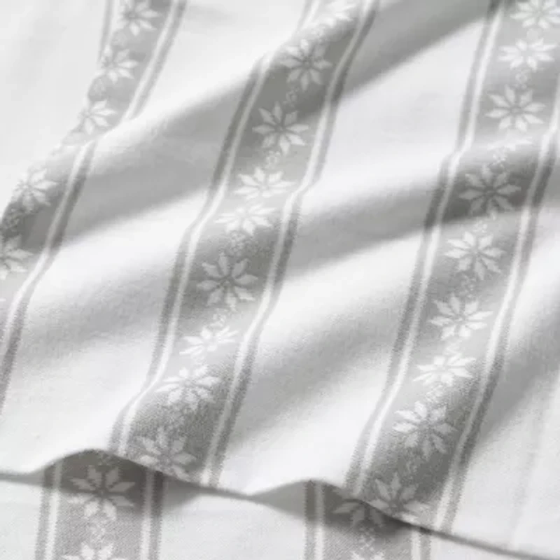 Eddie Bauer Snowflake Fair Isle Sheet Set