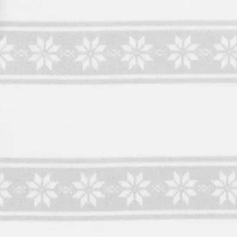 Eddie Bauer Snowflake Fair Isle Sheet Set