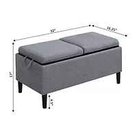 Designs4comfort Storage Ottoman