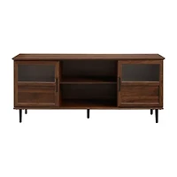 Glass And Wood Tv Stand