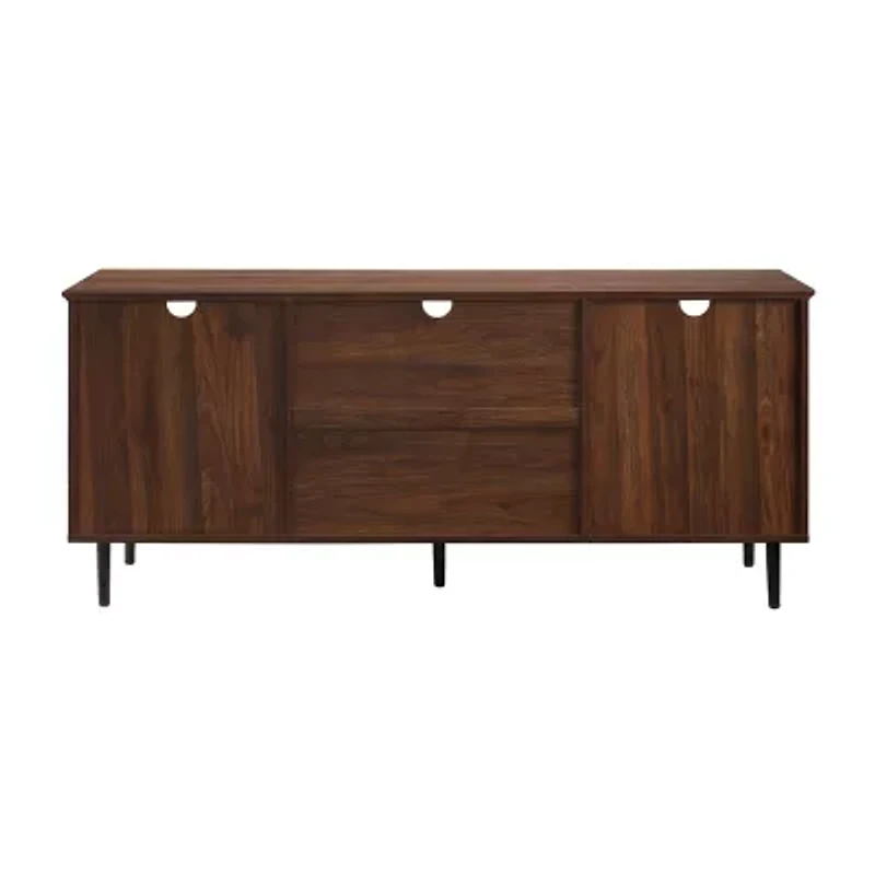 Glass And Wood Tv Stand