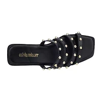 Olivia Miller Womens Heidi Flat Sandals