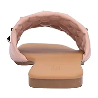 Olivia Miller Womens Shelly Flat Sandals