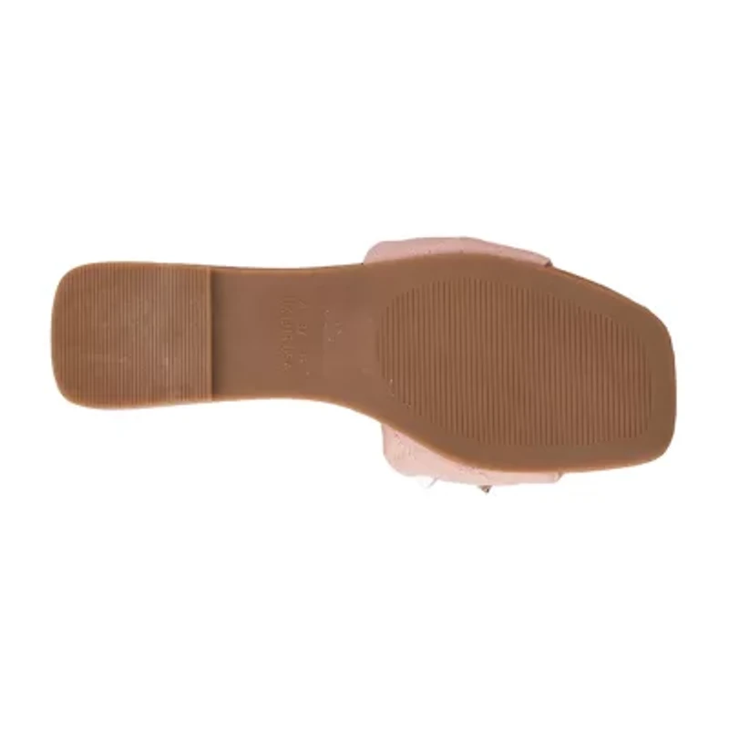 Olivia Miller Womens Shelly Flat Sandals