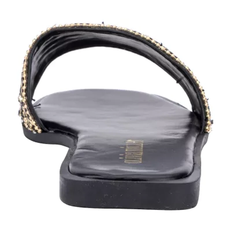 Olivia Miller Womens Victoria Flat Sandals