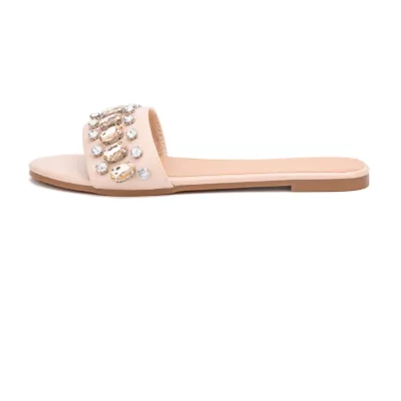Olivia Miller Womens Elsa Flat Sandals