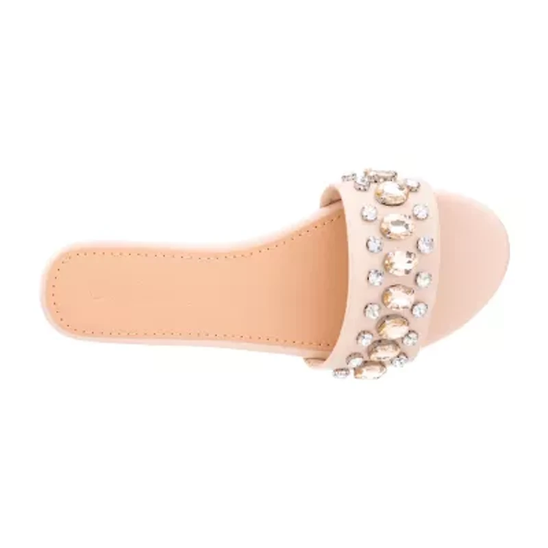 Olivia Miller Womens Elsa Flat Sandals