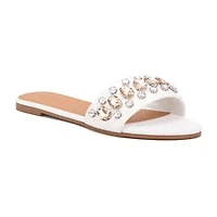 Olivia Miller Womens Elsa Flat Sandals
