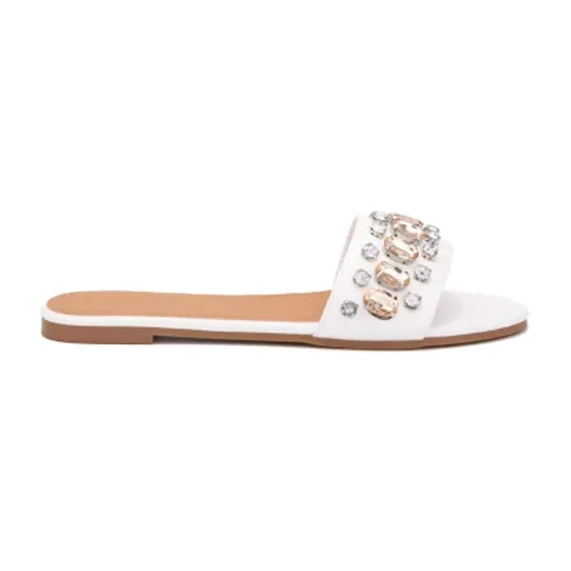 Olivia Miller Womens Elsa Flat Sandals