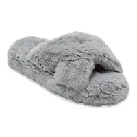 Mixit Criss Cross Womens Slip-On Slippers