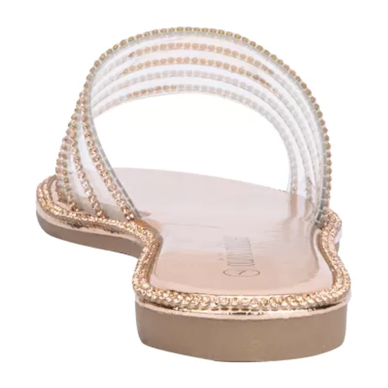 Olivia Miller Womens Nadia Flat Sandals