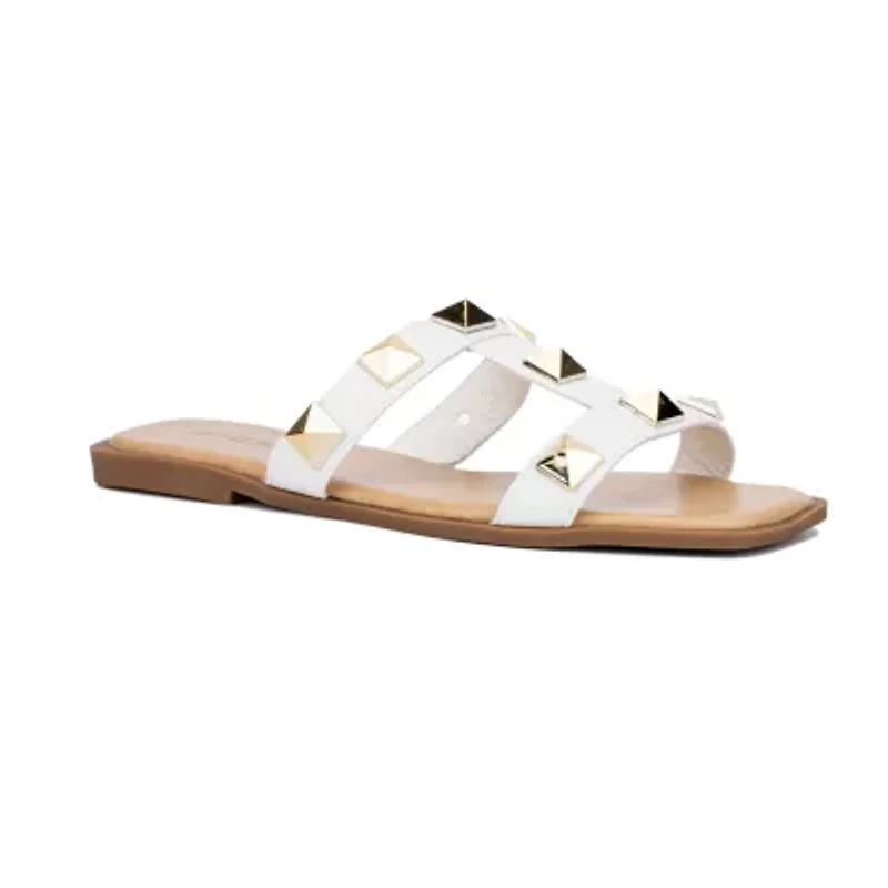 Olivia Miller Womens Zoey Flat Sandals