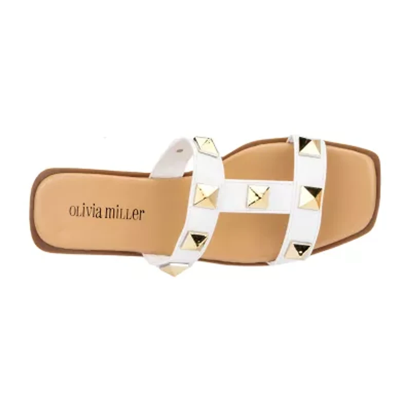 Olivia Miller Womens Zoey Flat Sandals