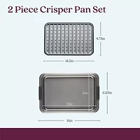 Anolon Advanced 2-Pc. Rectangular Crisper Pizza Pan
